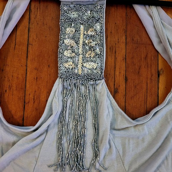 Silence + Noise Embellished Vest / Open Blouse, sz Small - Picture 3 of 6